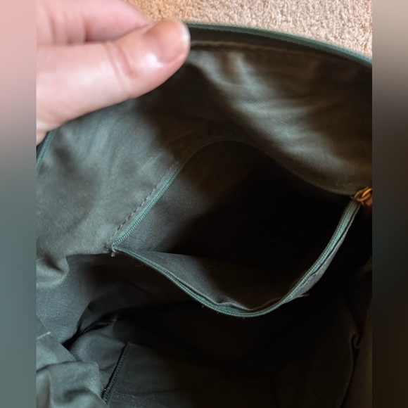 Fossil Dark Green Leather Crossbody Bag - Picture 10 of 16